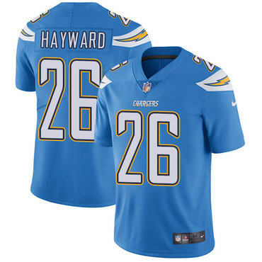 Nike San Diego Chargers 26 Casey Hayward Electric Blue Alternate Mens Stitched Nfl Vapor Untouchable Limited Jersey