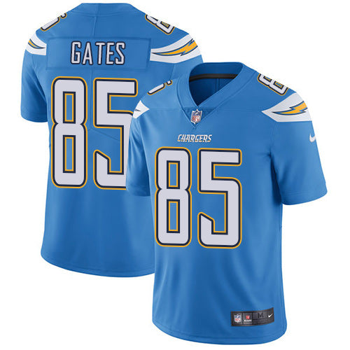Nike San Diego Chargers 85 Antonio Gates Electric Blue Alternate Mens Stitched Nfl Vapor Untouchable Limited Jersey