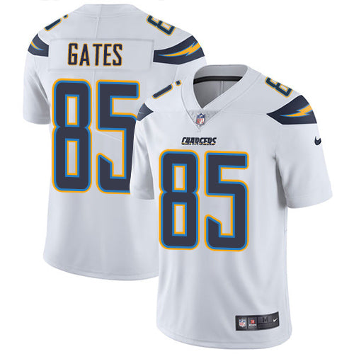 Nike San Diego Chargers 85 Antonio Gates White Mens Stitched Nfl Vapor Untouchable Limited Jersey