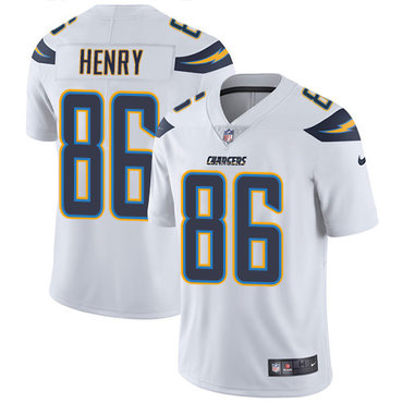 Nike San Diego Chargers 86 Hunter Henry White Mens Stitched Nfl Vapor Untouchable Limited Jersey