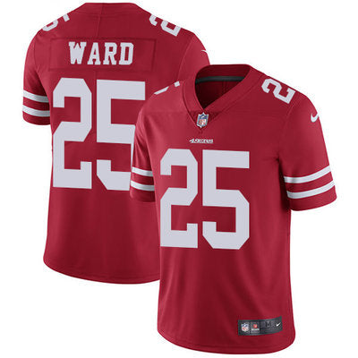 Nike San Francisco 49ers 25 Jimmie Ward Red Team Color Mens Stitched Nfl Vapor Untouchable Limited Jersey