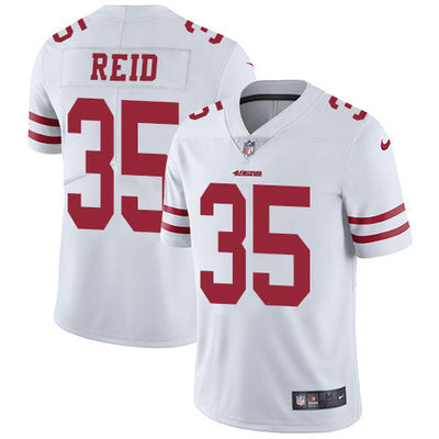 Nike San Francisco 49ers 35 Eric Reid White Mens Stitched Nfl Vapor Untouchable Limited Jersey