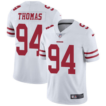Nike San Francisco 49ers 94 Solomon Thomas White Mens Stitched Nfl Vapor Untouchable Limited Jersey