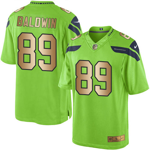 Nike Seahawks 89 Doug Baldwin Green Mens Stitched Nfl Limited Gold Rush Jersey