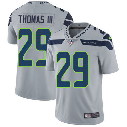 Nike Seattle Seahawks 29 Earl Thomas Iii Grey Alternate Mens Stitched Nfl Vapor Untouchable Limited Jersey