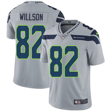 Nike Seattle Seahawks 82 Luke Willson Grey Alternate Mens Stitched Nfl Vapor Untouchable Limited Jersey