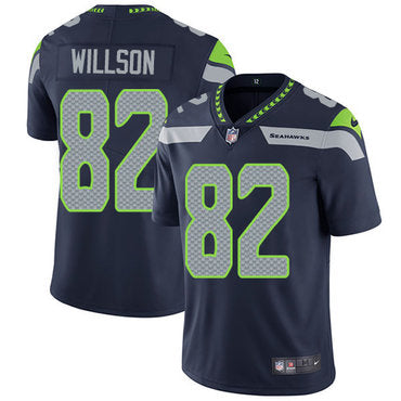 Nike Seattle Seahawks 82 Luke Willson Steel Blue Team Color Mens Stitched Nfl Vapor Untouchable Limited Jersey