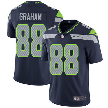 Nike Seattle Seahawks 88 Jimmy Graham Steel Blue Team Color Mens Stitched Nfl Vapor Untouchable Limited Jersey