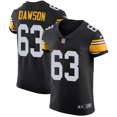 Nike Steelers 63 Dermontti Dawson Black Alternate Mens Stitched Nfl Vapor Untouchable Elite Jersey