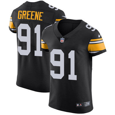 Nike Steelers 91 Kevin Greene Black Alternate Mens Stitched Nfl Vapor Untouchable Elite Jersey