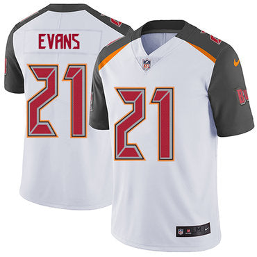 Nike Tampa Bay Buccaneers 21 Justin Evans White Mens Stitched Nfl Vapor Untouchable Limited Jersey