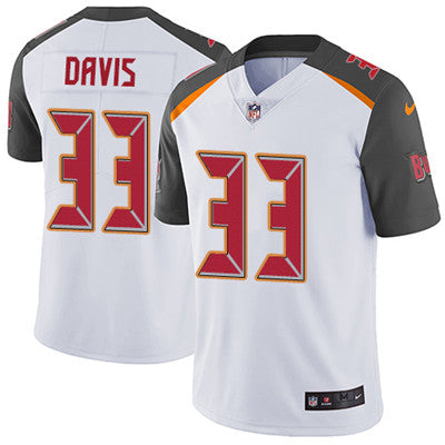 Nike Tampa Bay Buccaneers 33 Carlton Davis White Mens Stitched Nfl Vapor Untouchable Limited Jersey