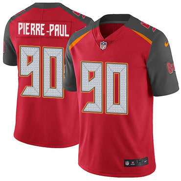 Nike Tampa Bay Buccaneers 90 Jason Pierre paul Red Team Color Mens Stitched Nfl Vapor Untouchable Limited Jersey
