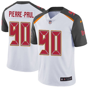Nike Tampa Bay Buccaneers 90 Jason Pierre paul White Mens Stitched Nfl Vapor Untouchable Limited Jersey