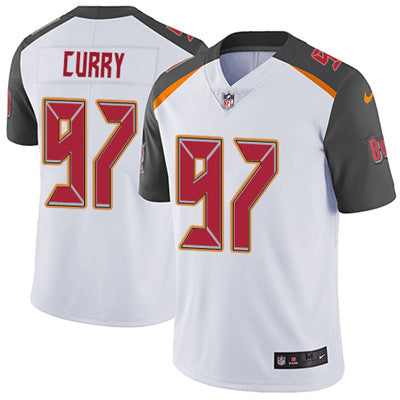 Nike Tampa Bay Buccaneers 97 Vinny Curry White Mens Stitched Nfl Vapor Untouchable Limited Jersey