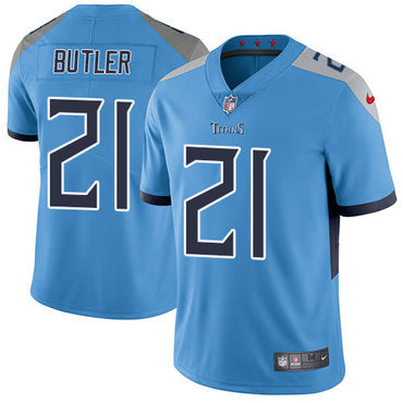 Nike Tennessee Titans 21 Malcolm Butler Light Blue Team Color Mens Stitched Nfl Vapor Untouchable Limited Jersey