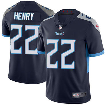 Nike Tennessee Titans 22 Derrick Henry Navy Blue Alternate Mens Stitched Nfl Vapor Untouchable Limited Jersey