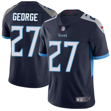 Nike Tennessee Titans 27 Eddie George Navy Blue Alternate Mens Stitched Nfl Vapor Untouchable Limited Jersey