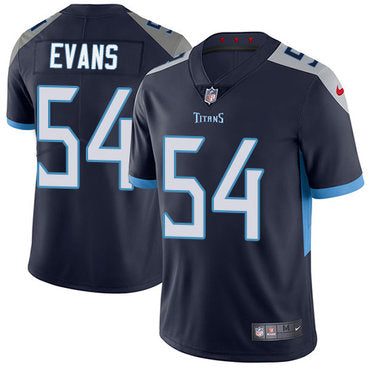 Nike Tennessee Titans 54 Rashaan Evans Navy Blue Alternate Mens Stitched Nfl Vapor Untouchable Limited Jersey