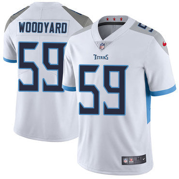 Nike Tennessee Titans 59 Wesley Woodyard White Mens Stitched Nfl Vapor Untouchable Limited Jersey