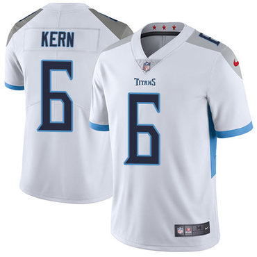 Nike Tennessee Titans 6 Brett Kern White Mens Stitched Nfl Vapor Untouchable Limited Jersey