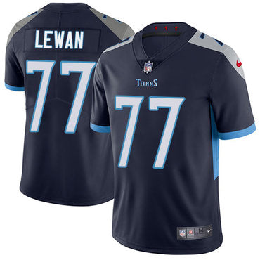 Nike Tennessee Titans 77 Taylor Lewan Navy Blue Alternate Mens Stitched Nfl Vapor Untouchable Limited Jersey
