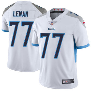 Nike Tennessee Titans 77 Taylor Lewan White Mens Stitched Nfl Vapor Untouchable Limited Jersey