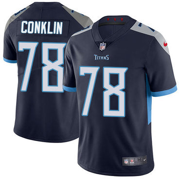 Nike Tennessee Titans 78 Jack Conklin Navy Blue Alternate Mens Stitched Nfl Vapor Untouchable Limited Jersey