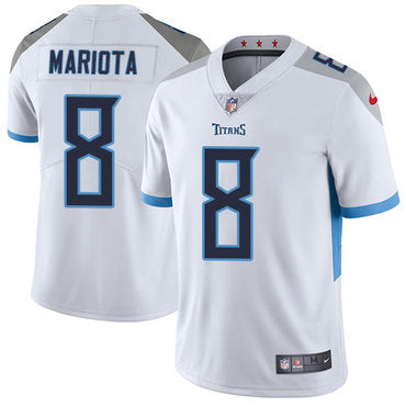 Nike Tennessee Titans 8 Marcus Mariota White Mens Stitched Nfl Vapor Untouchable Limited Jersey