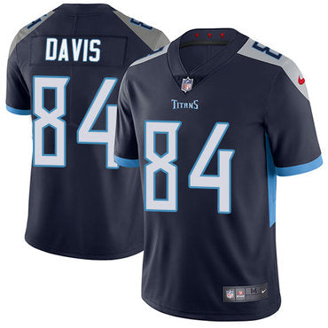 Nike Tennessee Titans 84 Corey Davis Navy Blue Alternate Mens Stitched Nfl Vapor Untouchable Limited Jersey