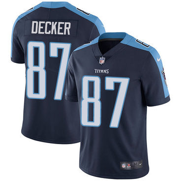 Nike Tennessee Titans 87 Eric Decker Navy Blue Alternate Mens Stitched Nfl Vapor Untouchable Limited Jersey