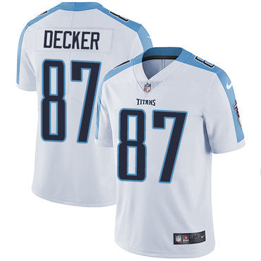 Nike Tennessee Titans 87 Eric Decker White Mens Stitched Nfl Vapor Untouchable Limited Jersey