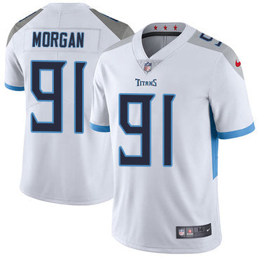 Nike Tennessee Titans 91 Derrick Morgan White Mens Stitched Nfl Vapor Untouchable Limited Jersey