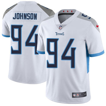 Nike Tennessee Titans 94 Austin Johnson White Mens Stitched Nfl Vapor Untouchable Limited Jersey