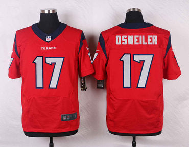 Nike Texans 17 Brock Osweiler Red Alternate Mens Stitched Nfl Elite Jersey