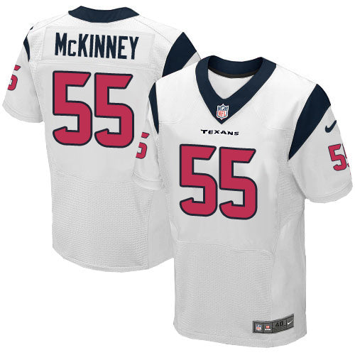 Nike Texans 55 Benardrick Mckinney White Mens Stitched Nfl Elite Jersey