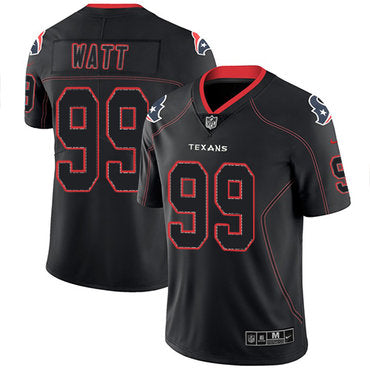 Nike Texans 99 Jj Watt Lights Out Black Mens Stitched Nfl Limited Rush Jersey