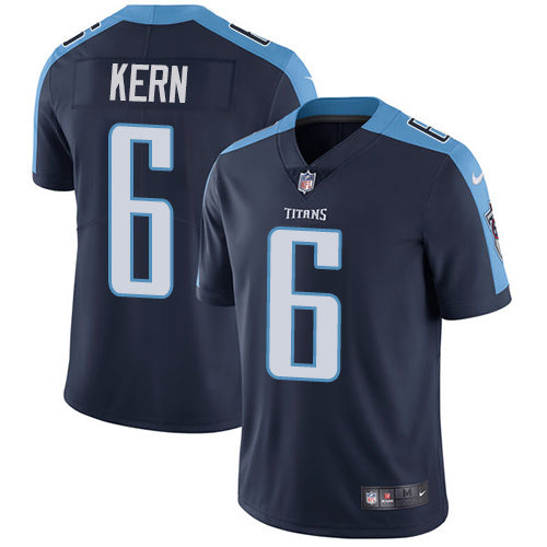 Nike Titans 6 Brett Kern Navy Blue Alternate Mens Stitched Nfl Vapor Untouchable Limited Jersey