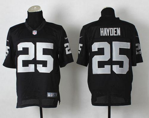 Nike V Raiders 25 Djhayden Black Team Color Mens Stitched Nfl Vapor Untouchable Limited Jersey