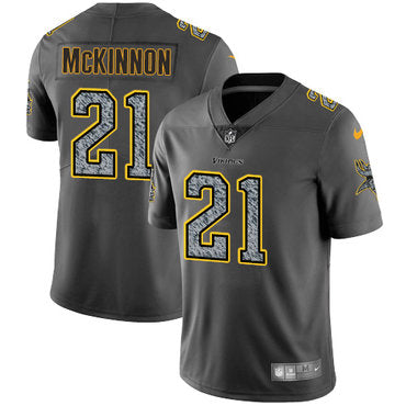 Nike Vikings 21 Jerick Mckinnon Gray Static Mens Stitched Nfl Vapor Untouchable Limited Jersey