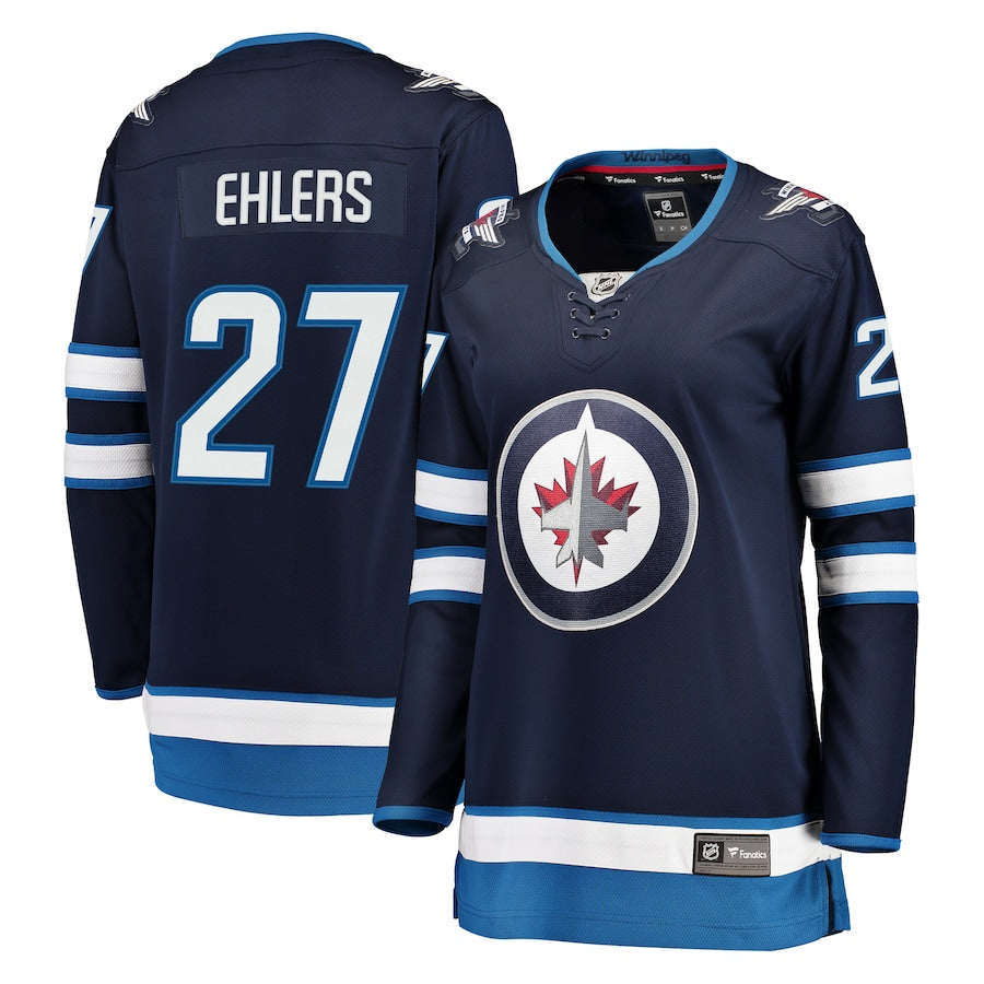 Nikolaj Ehlers Winnipeg Jets Fanatics Branded Womens Breakaway Player Jersey Navy