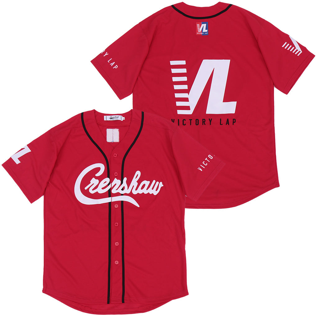 Nipsey Hussle Victory Lap Movie Baseball Jersey Red