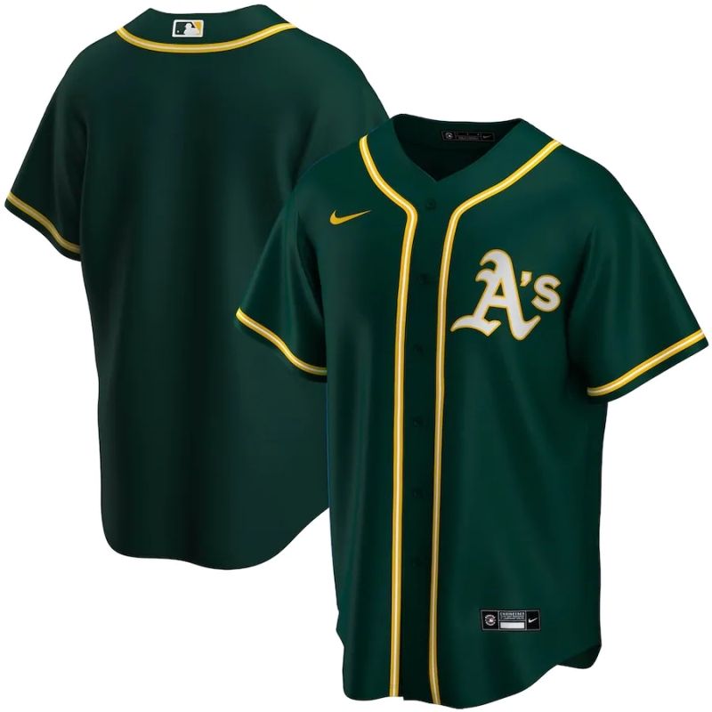Oakland Athletics 2020 Mlb New Arrival Dark Green Jersey