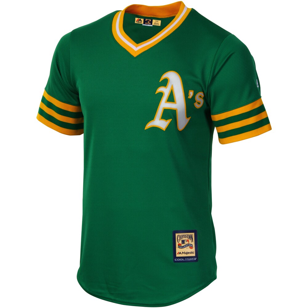 Oakland Athletics Majestic Cooperstown Cool Base Team Jersey Green
