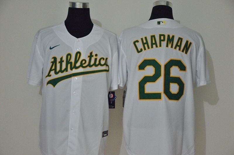 Oakland Athletics Matt Chapman 26 2020 Mlb White Jersey