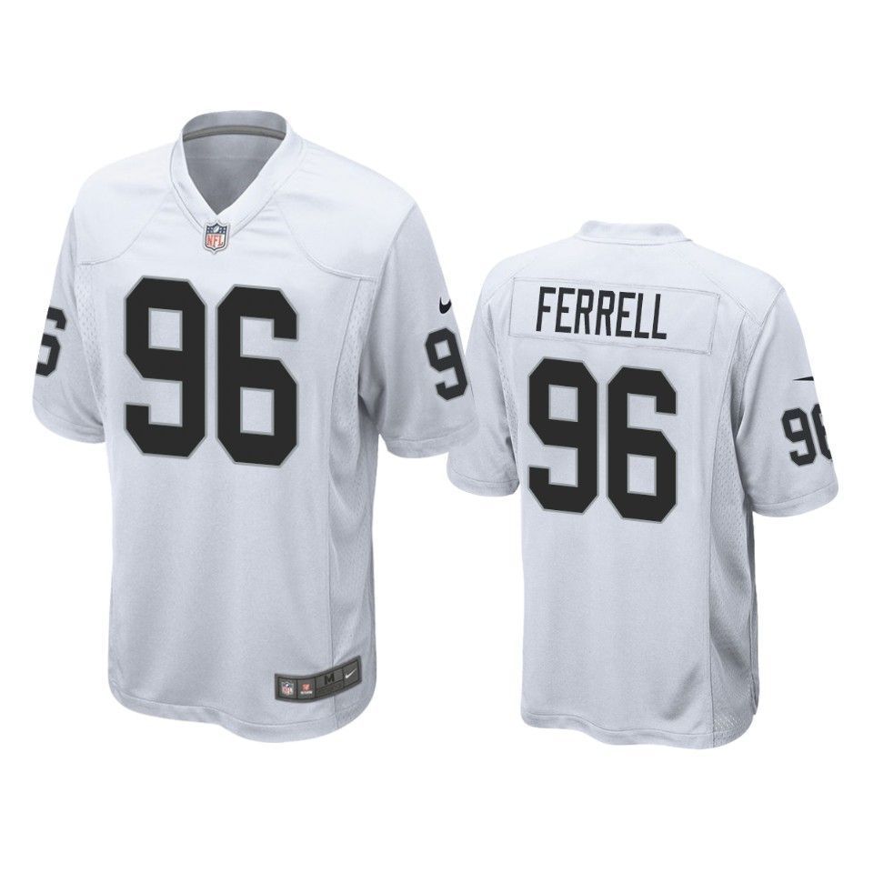 Oakland Raiders Clelin Ferrell 2019 Nfl Draft White Game Jersey