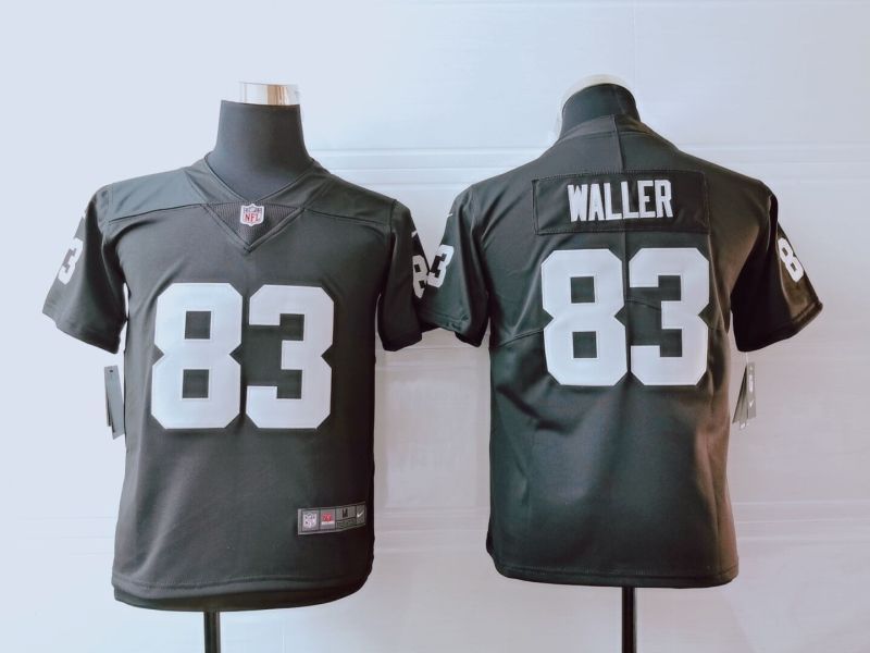 Oakland Raiders Darren Waller 83 Nfl 2020 Grey Jersey
