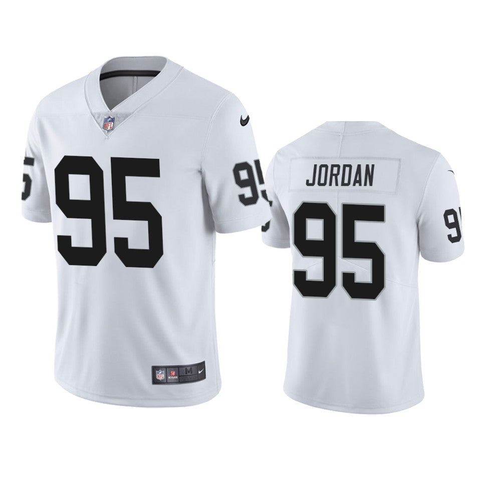 Oakland Raiders Dion Jordan White Vapor Limited Jersey