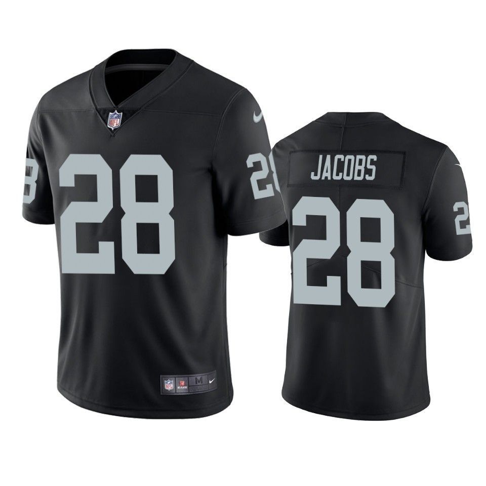 Oakland Raiders Josh Jacobs 2019 Nfl Draft Black Vapor Limited Jersey