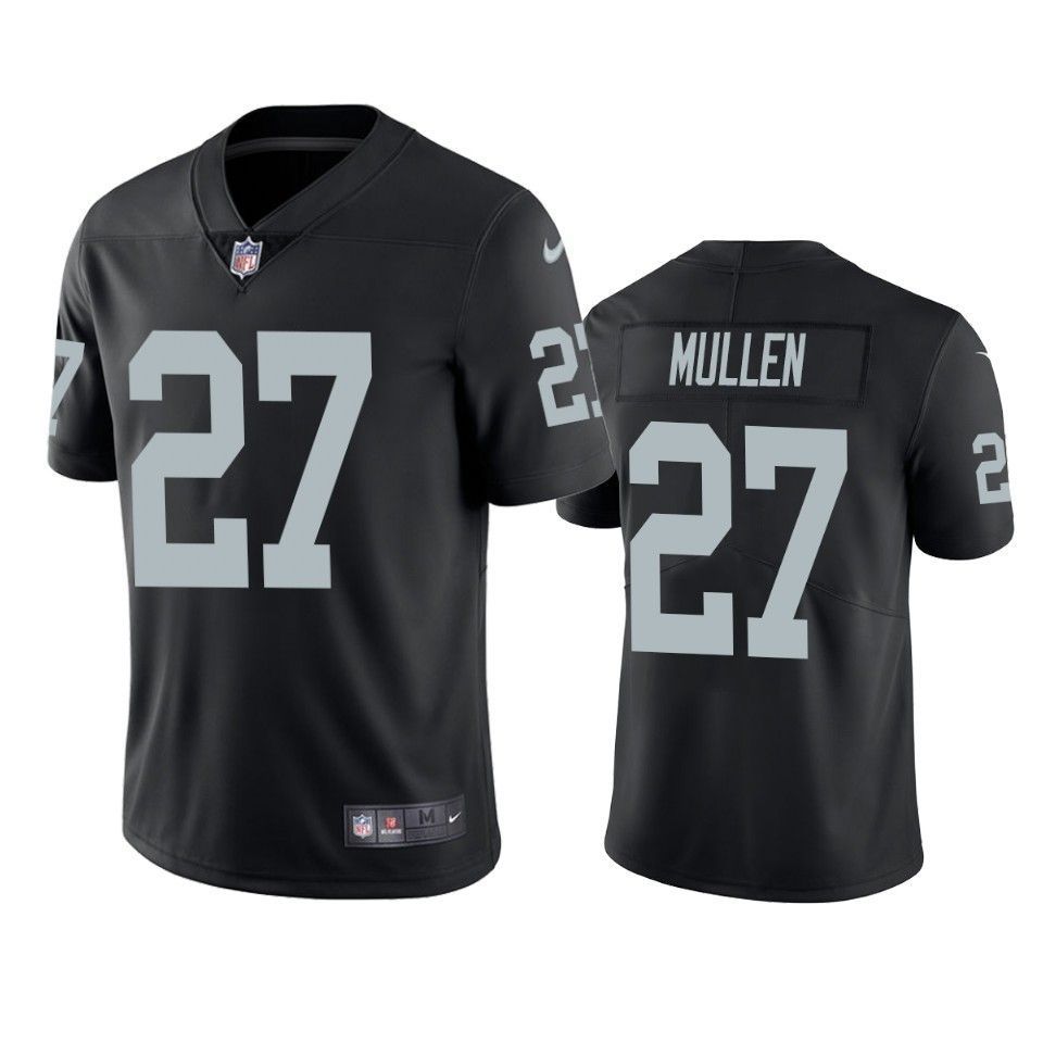 Oakland Raiders Trayvon Mullen 2019 Nfl Draft Black Vapor Limited Jersey